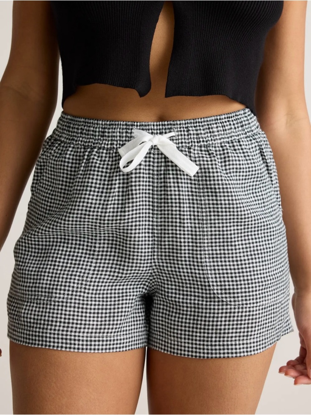 Quince Gingham Shorts